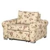 Mooved Fauteuil convertible Latina I - Beige -Meubles de salon Soldes schlafsessel latina i flachgewebe gebluemt beige 3641101