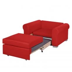 Mooved Fauteuil convertible Latina II - Rouge 22 Mooved Fauteuil convertible Latina II - Rouge -Meubles de salon Soldes schlafsessel latina ii kunstleder rot 3640457