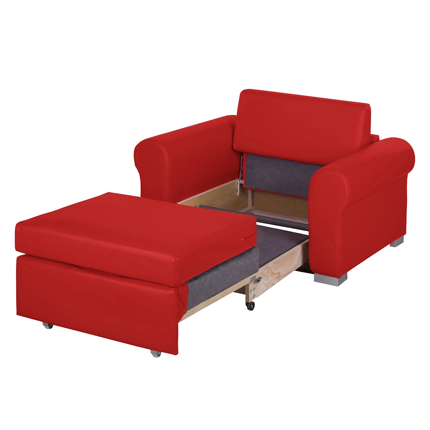 Mooved Fauteuil convertible Latina II - Rouge 10 Mooved Fauteuil convertible Latina II - Rouge – Image 8