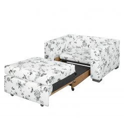Mooved Fauteuil convertible Latina VII - Matière tissée - Motif floral - Blanc / Gris 24 Mooved Fauteuil convertible Latina VII - Matière tissée - Motif floral - Blanc / Gris -Meubles de salon Soldes schlafsessel latina vii flachgewebe weiss grau 4197456