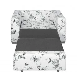Mooved Fauteuil convertible Latina VII - Matière tissée - Motif floral - Blanc / Gris 26 Mooved Fauteuil convertible Latina VII - Matière tissée - Motif floral - Blanc / Gris -Meubles de salon Soldes schlafsessel latina vii flachgewebe weiss grau 4197464