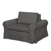 Mooved Fauteuil convertible Latina XIII - Anthracite clair -Meubles de salon Soldes schlafsessel salir webstoff hellanthrazit 4181532