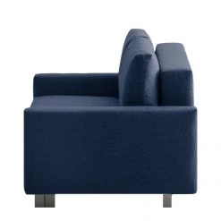 Chillout by Franz Fertig Canapé convertible Aura - Bleu - Largeur : 156 cm -Meubles de salon Soldes schlafsofa aura webstoff blau 156 cm 1372566