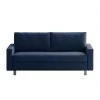 Chillout by Franz Fertig Canapé convertible Aura - Bleu - Largeur : 156 cm 2 Chillout by Franz Fertig Canapé convertible Aura - Bleu - Largeur : 156 cm -Meubles de salon Soldes schlafsofa aura webstoff blau 156 cm 1372570