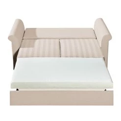 Maison Belfort Canapé convertible Bernadett - Largeur : 188 cm -Meubles de salon Soldes schlafsofa bernadett webstoff beige 336214