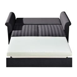 Maison Belfort Canapé convertible Bernadett - Largeur : 188 cm 15 Maison Belfort Canapé convertible Bernadett - Largeur : 188 cm -Meubles de salon Soldes schlafsofa bernadett webstoff dunkelgrau 336232