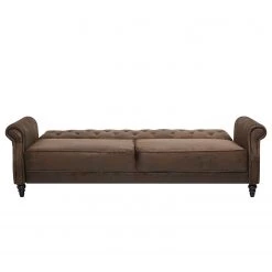 Ars manufacti Canapé convertible Brampton - Microfibre - Marron -Meubles de salon Soldes schlafsofa brampton microfaser braun 4257204