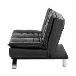 Fredriks Canapé convertible Faith - Cuir synthétique noir -Meubles de salon Soldes schlafsofa faith kunstleder schwarz 1416753