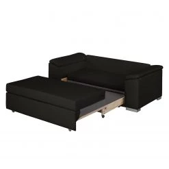 Mooved Canapé convertible Latina IV Tissu - Noir - Largeur : 190 cm -Meubles de salon Soldes schlafsofa latina webstoff schwarz 165 cm 3648861