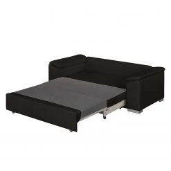 Mooved Canapé convertible Latina IV Tissu - Noir - Largeur : 190 cm -Meubles de salon Soldes schlafsofa latina webstoff schwarz 165 cm 3648869