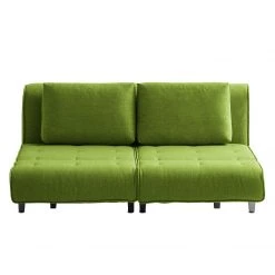 Chillout by Franz Fertig Canapé convertible Leo -Meubles de salon Soldes schlafsofa leo webstoff gruen 1396430