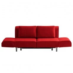 Chillout by Franz Fertig Canapé convertible Leo - Rouge -Meubles de salon Soldes schlafsofa leo webstoff rot 1396354