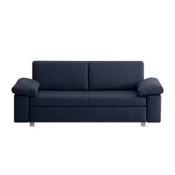 Chillout by Franz Fertig Canapé convertible Plaza - Bleu foncé - Largeur : 172 cm - Accoudoir réglable