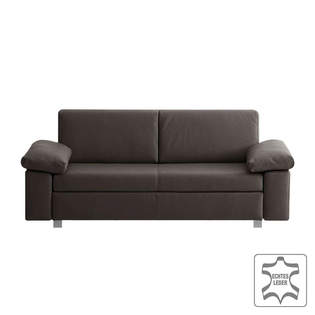 Chillout by Franz Fertig Canapé convertible Plaza - Marron bison - Largeur : 172 cm - Accoudoir réglable 4 Chillout by Franz Fertig Canapé convertible Plaza - Marron bison - Largeur : 172 cm - Accoudoir réglable – Image 2