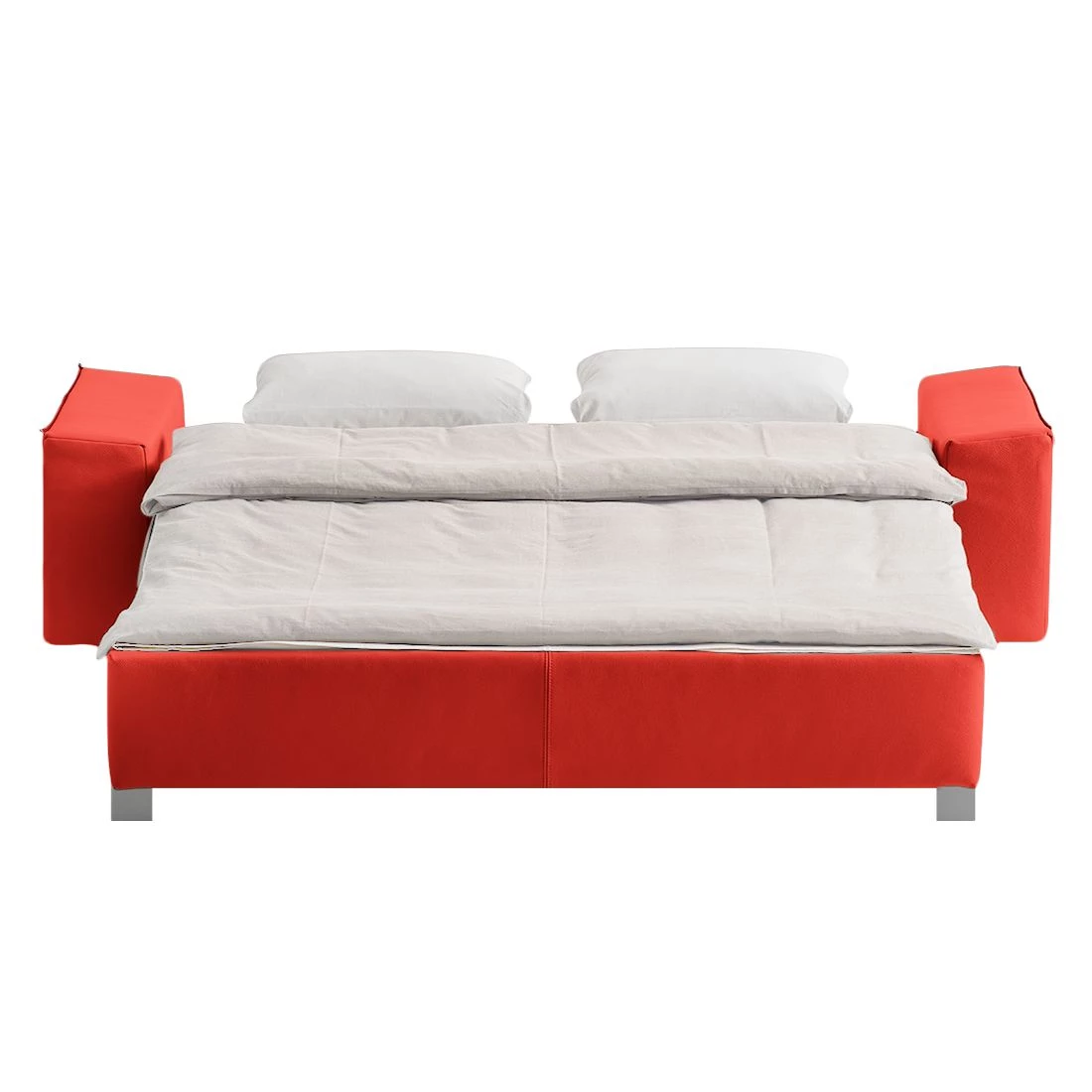 Chillout by Franz Fertig Canapé convertible Plaza - Rouge - Largeur : 172 cm - Accoudoir réglable 5 Chillout by Franz Fertig Canapé convertible Plaza - Rouge - Largeur : 172 cm - Accoudoir réglable – Image 3
