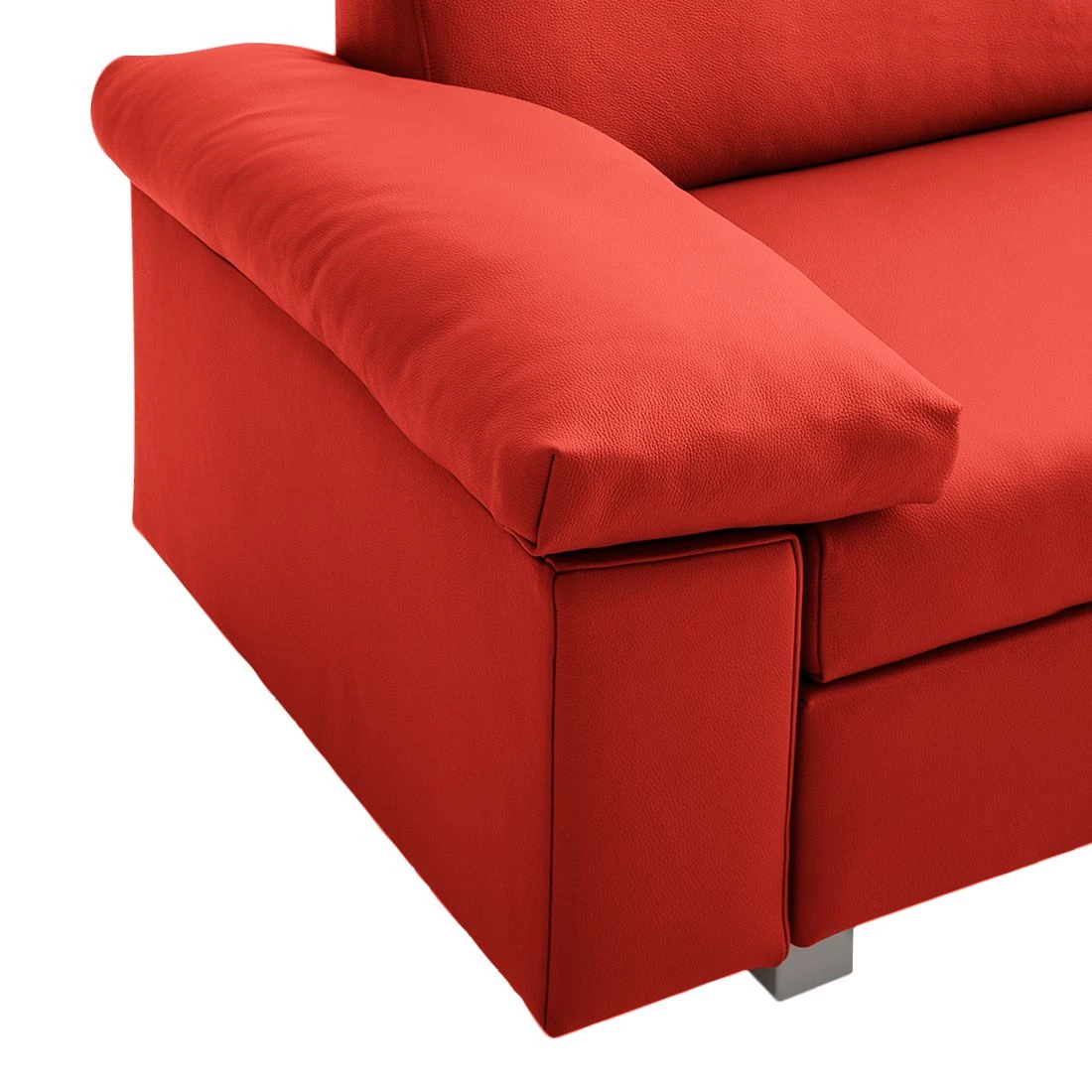 Chillout by Franz Fertig Canapé convertible Plaza - Rouge - Largeur : 172 cm - Accoudoir réglable 8 Chillout by Franz Fertig Canapé convertible Plaza - Rouge - Largeur : 172 cm - Accoudoir réglable – Image 6