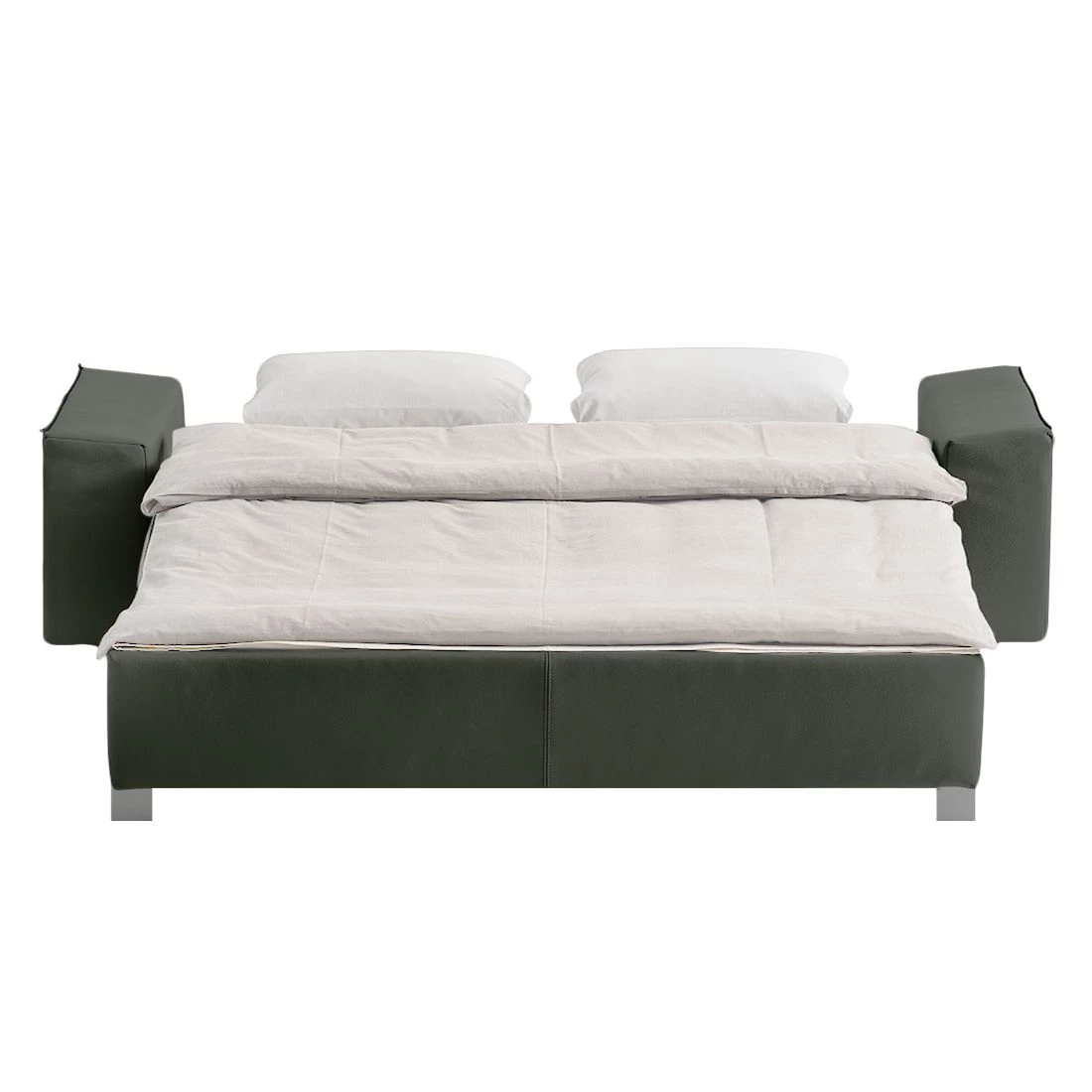 Chillout by Franz Fertig Canapé convertible Plaza - Vert sapin - Largeur : 172 cm - Accoudoir réglable 5 Chillout by Franz Fertig Canapé convertible Plaza - Vert sapin - Largeur : 172 cm - Accoudoir réglable – Image 3