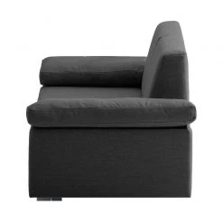 Chillout by Franz Fertig Canapé convertible Plaza - Anthracite - Largeur : 172 cm - Accoudoir réglable -Meubles de salon Soldes schlafsofa plaza webstoff anthrazit 172 cm 1397274