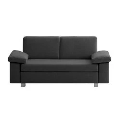 Chillout by Franz Fertig Canapé convertible Plaza - Anthracite - Largeur : 172 cm - Accoudoir réglable