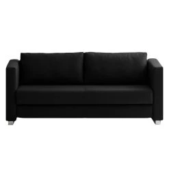 Chillout by Franz Fertig Canapé convertible Randa - Noir - Largeur : 202 cm