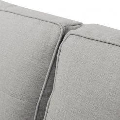 Roomscape Canapé convertible Realico - Gris argenté -Meubles de salon Soldes schlafsofa realico webstoff silbergrau 4912660