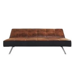 Mooved Canapé convertible Savigna - Aspect cuir vieilli - Marron 15 Mooved Canapé convertible Savigna - Aspect cuir vieilli - Marron -Meubles de salon Soldes schlafsofa savigna antiklederoptik braun 1374454
