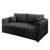 Home Design Canapé convertible Sinderby - Gris foncé - Largeur : 228 cm 1 Home Design Canapé convertible Sinderby - Gris foncé - Largeur : 228 cm -Meubles de salon Soldes schlafsofa sinderby microfaser dunkelgrau 228 cm 4295156