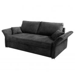 Home Design Canapé convertible Sinderby - Gris foncé - Largeur : 228 cm -Meubles de salon Soldes schlafsofa sinderby microfaser dunkelgrau 228 cm 4295160
