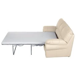 Modoform Canapé convertible Torsby - Cuir véritable beige -Meubles de salon Soldes schlafsofa torsby echtleder beige 495032