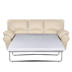 Modoform Canapé convertible Torsby - Cuir véritable beige -Meubles de salon Soldes schlafsofa torsby echtleder beige 495033