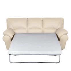 Modoform Canapé convertible Torsby - Cuir véritable beige -Meubles de salon Soldes schlafsofa torsby echtleder beige 495034