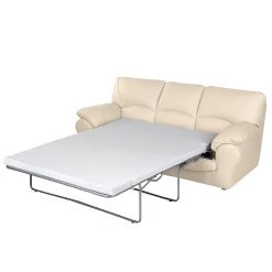 Modoform Canapé convertible Torsby - Cuir véritable beige -Meubles de salon Soldes schlafsofa torsby echtleder beige 495036
