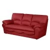 Modoform Canapé convertible Torsby - Cuir véritable rouge 2 Modoform Canapé convertible Torsby - Cuir véritable rouge -Meubles de salon Soldes schlafsofa torsby echtleder rot 1148826