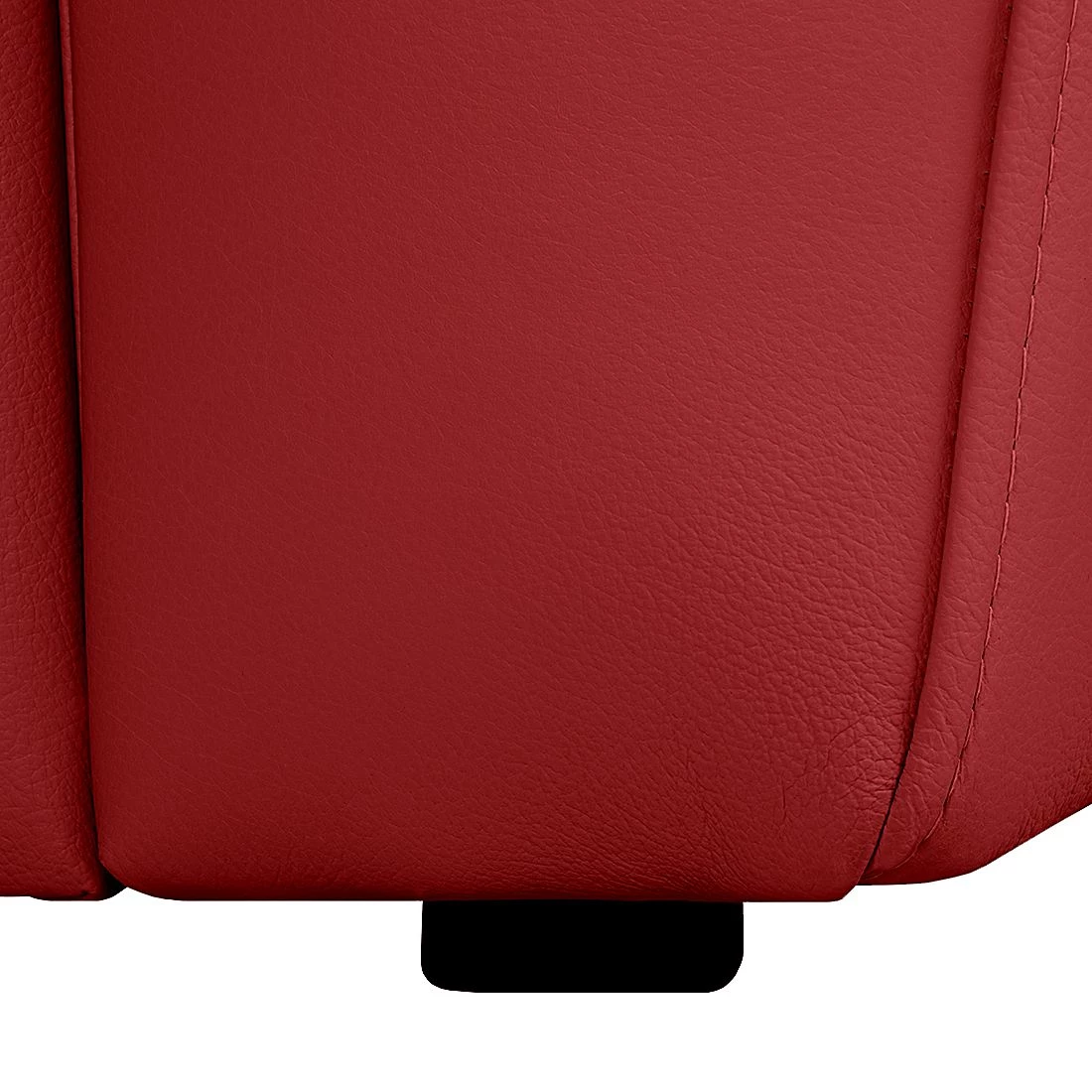 Modoform Canapé convertible Torsby - Cuir véritable rouge 19 Modoform Canapé convertible Torsby - Cuir véritable rouge – Image 17