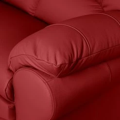 Modoform Canapé convertible Torsby - Cuir véritable rouge 34 Modoform Canapé convertible Torsby - Cuir véritable rouge -Meubles de salon Soldes schlafsofa torsby echtleder rot 494940