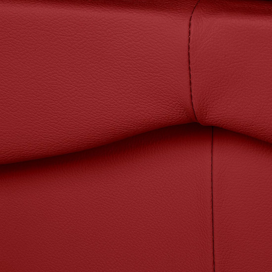 Modoform Canapé convertible Torsby - Cuir véritable rouge 15 Modoform Canapé convertible Torsby - Cuir véritable rouge – Image 13