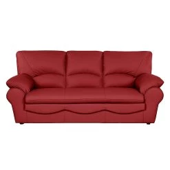 Modoform Canapé convertible Torsby - Cuir véritable rouge 24 Modoform Canapé convertible Torsby - Cuir véritable rouge -Meubles de salon Soldes schlafsofa torsby echtleder rot 494951