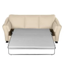 Modoform Canapé convertible Toucy - Cuir véritable Beige -Meubles de salon Soldes schlafsofa toucy echtleder beige 461351