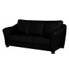 Modoform Canapé convertible Toucy - Cuir véritable noir -Meubles de salon Soldes schlafsofa toucy echtleder schwarz 1161218
