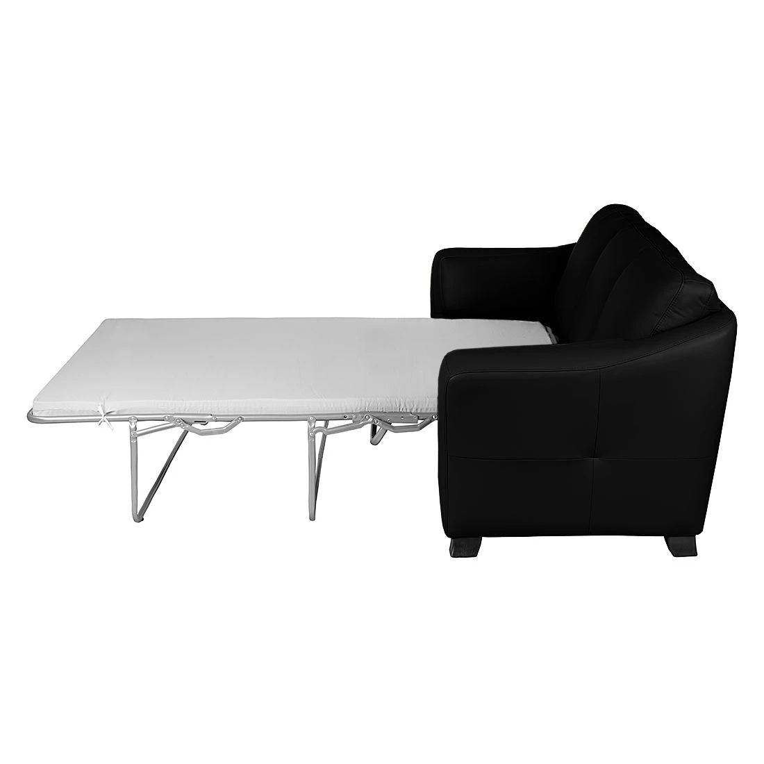 Modoform Canapé convertible Toucy - Cuir véritable noir 11 Modoform Canapé convertible Toucy - Cuir véritable noir – Image 9