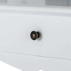 Maison Belfort Coiffeuse Belleville - 3 tiroirs - Style romantique -Meubles de salon Soldes schminktisch vermont mit 3 schubladen romantik look 1397992