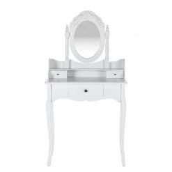 Maison Belfort Coiffeuse Belleville - 3 tiroirs - Style romantique -Meubles de salon Soldes schminktisch vermont mit 3 schubladen romantik look 1397993