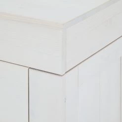 Maison Belfort Armoire à bijoux Amata - Pin massif Blanc -Meubles de salon Soldes schmuckschrank amata kiefer massiv weiss 1255782