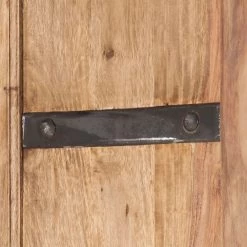 Wolf-Möbel Armoire Bombay II - Sheesham massif -Meubles de salon Soldes schrank bombay sheesham massiv natur 1380612