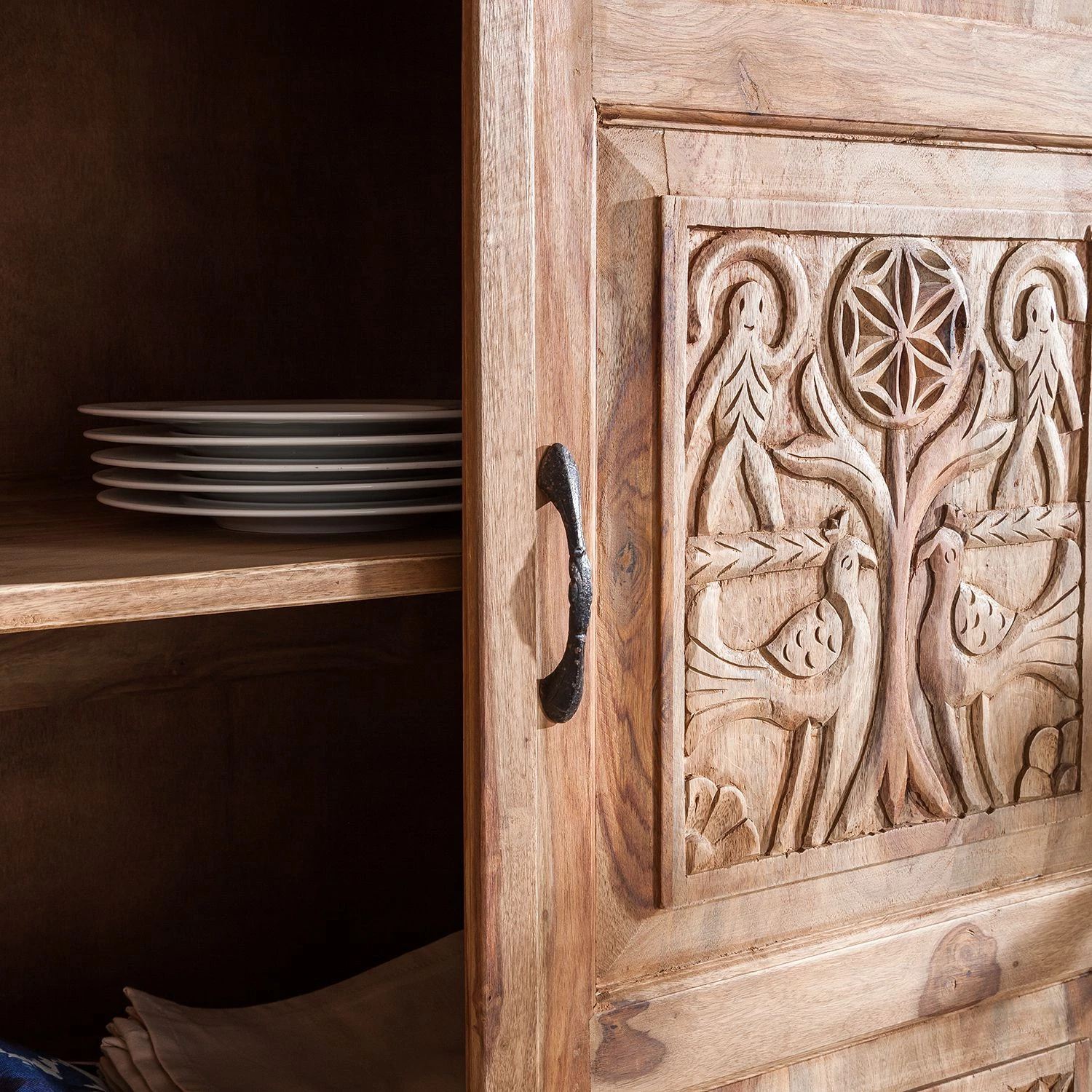 Wolf-Möbel Armoire Bombay - Sheesham massif 9 Wolf-Möbel Armoire Bombay - Sheesham massif – Image 7