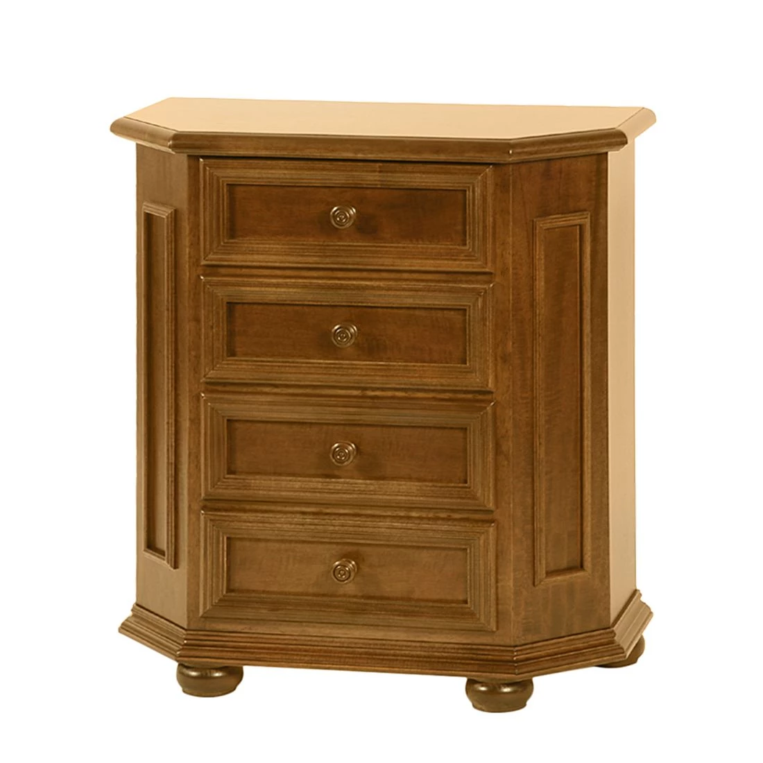 Montreux Commode à tiroirs Arabella II - Tulipier partiellement massif - Teinté et lasuré à l'ancienne 3 Montreux Commode à tiroirs Arabella II - Tulipier partiellement massif - Teinté et lasuré à l'ancienne