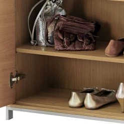 Voss Commode Vedo II - Chêne / Blanc -Meubles de salon Soldes schuhkommode vedo i eiche anthrazit 4908404