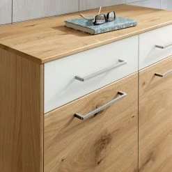 Voss Commode Vedo III - Chêne / Blanc 13 Voss Commode Vedo III - Chêne / Blanc -Meubles de salon Soldes schuhkommode vedo ii eiche weiss 4908324