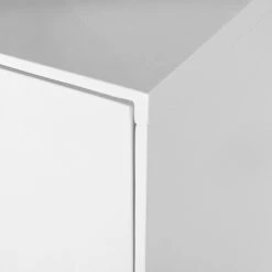 Mørteens Meuble à chaussures Lindholm II - Partiellement en chêne massif - Blanc -Meubles de salon Soldes schuhschrank lindholm ii weiss eiche massiv 1229594