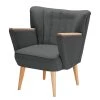 Mørteens Fauteuil Bauro I - Anthracite -Meubles de salon Soldes sessel bauro i filz anthrazit 4542220